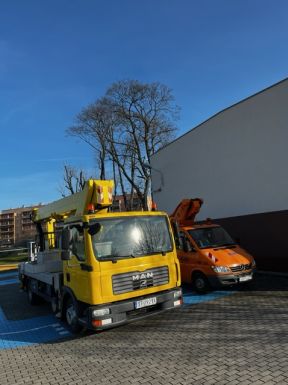 wynajem podnośnika koszowego Gliwice